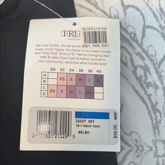 True & Co. Black Shapewear Tank - Size XL NWT - Picture 3 of 5